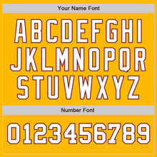 Загрузить изображение в средство просмотра галереи, Custom Gold White-Crimson Authentic Two Tone Baseball Jersey