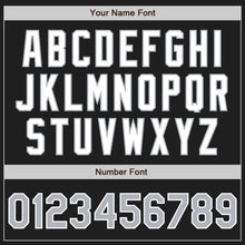 Laden Sie das Bild in den Galerie-Viewer, Custom Black Gray-White Authentic Two Tone Baseball Jersey