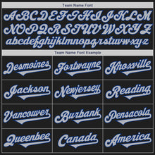 Laden Sie das Bild in den Galerie-Viewer, Custom Black Gray-Royal Authentic Two Tone Baseball Jersey