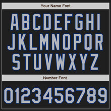 Laden Sie das Bild in den Galerie-Viewer, Custom Black Gray-Royal Authentic Two Tone Baseball Jersey