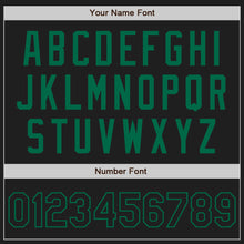 Загрузить изображение в средство просмотра галереи, Custom Black Kelly Green Authentic Two Tone Baseball Jersey