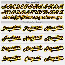 Загрузить изображение в средство просмотра галереи, Custom White Black-Gold Authentic Two Tone Baseball Jersey