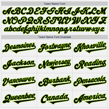 Загрузить изображение в средство просмотра галереи, Custom White Black-Neon Green Authentic Two Tone Baseball Jersey