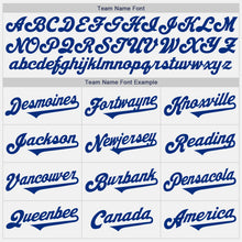 Загрузить изображение в средство просмотра галереи, Custom White Royal Authentic Two Tone Baseball Jersey