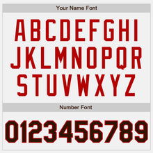 Laden Sie das Bild in den Galerie-Viewer, Custom White Brown-Red Authentic Two Tone Baseball Jersey