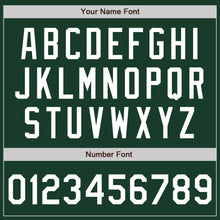 Load image into Gallery viewer, Custom Green White Authentic Two Tone Baseball Jersey