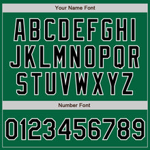 Load image into Gallery viewer, Custom Kelly Green Black-White Authentic Two Tone Baseball Jersey