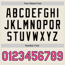 Laden Sie das Bild in den Galerie-Viewer, Custom Cream Pink-Black Authentic Two Tone Baseball Jersey