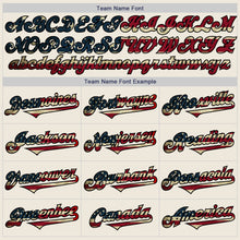 Load image into Gallery viewer, Custom Cream Vintage USA Flag Olive-Black Authentic Two Tone Baseball Jersey
