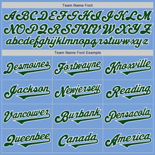 Laden Sie das Bild in den Galerie-Viewer, Custom Light Blue Green-White Authentic Two Tone Baseball Jersey