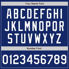 Laden Sie das Bild in den Galerie-Viewer, Custom Royal White Authentic Two Tone Baseball Jersey