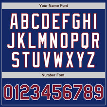 Load image into Gallery viewer, Custom Royal Crimson-White Authentic Two Tone Baseball Jersey