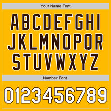 Laden Sie das Bild in den Galerie-Viewer, Custom Gold Brown-White Authentic Two Tone Baseball Jersey