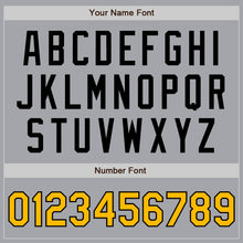 Laden Sie das Bild in den Galerie-Viewer, Custom Gray Gold-Black Authentic Two Tone Baseball Jersey