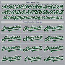 Laden Sie das Bild in den Galerie-Viewer, Custom Gray Green-White Authentic Two Tone Baseball Jersey