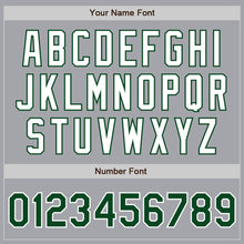 Laden Sie das Bild in den Galerie-Viewer, Custom Gray Green-White Authentic Two Tone Baseball Jersey