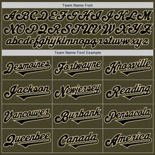 Laden Sie das Bild in den Galerie-Viewer, Custom Olive Black-Cream Authentic Two Tone Salute To Service Baseball Jersey