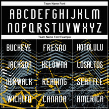 Load image into Gallery viewer, Custom Black White Splash Sublimation Volleyball Uniform Jersey