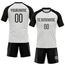 Загрузить изображение в средство просмотра галереи, Custom White Black Abstract Line Sublimation Volleyball Uniform Jersey