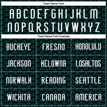 Charger l'image dans la galerie, Custom Teal White-Black Geometric Shape Sublimation Volleyball Uniform Jersey