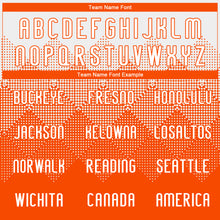 Загрузить изображение в средство просмотра галереи, Custom Orange White Geometric Shape Sublimation Volleyball Uniform Jersey