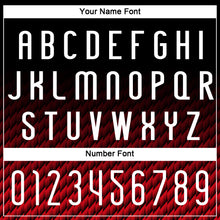 Загрузить изображение в средство просмотра галереи, Custom Black White-Red Geometric Shape Sublimation Volleyball Uniform Jersey