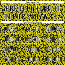 Charger l'image dans la galerie, Custom Light Yellow Black-White Geometric Shape Sublimation Volleyball Uniform Jersey