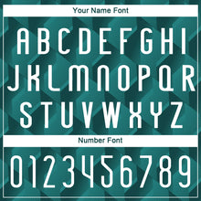 Загрузить изображение в средство просмотра галереи, Custom Midnight Green White-Black Geometric Shape Sublimation Volleyball Uniform Jersey