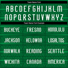 Загрузить изображение в средство просмотра галереи, Custom Kelly Green White Geometric Shape Sublimation Volleyball Uniform Jersey