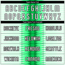 Charger l'image dans la galerie, Custom Kelly Green White-Black Abstract Lines Sublimation Volleyball Uniform Jersey