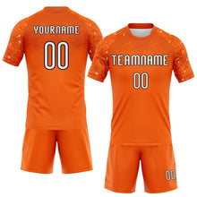 Charger l'image dans la galerie, Custom Orange White-Black Abstract Shape Sublimation Volleyball Uniform Jersey