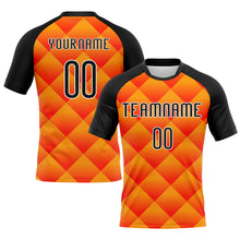 Charger l'image dans la galerie, Custom Red Black-Yellow Geometric Shape Sublimation Volleyball Uniform Jersey
