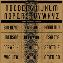 Load image into Gallery viewer, Custom Old Gold Black Arrow Shape Sublimation Volleyball Uniform Jersey