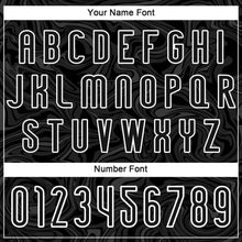 Load image into Gallery viewer, Custom Black Powder Blue Pink-Purple Liquid Fluid Sublimation Volleyball Uniform Jersey