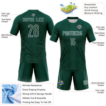 Загрузить изображение в средство просмотра галереи, Custom Midnight Green White Geometric Shape Sublimation Volleyball Uniform Jersey