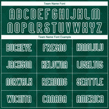 Загрузить изображение в средство просмотра галереи, Custom Midnight Green White Geometric Shape Sublimation Volleyball Uniform Jersey