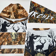 Charger l'image dans la galerie, Custom Camo White-Black 3D Gun Hunter Deer Hunting Sports Pullover Sweatshirt Hoodie