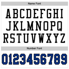 Загрузить изображение в средство просмотра галереи, Custom White Royal-Black Mesh Authentic Football Jersey