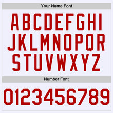 Загрузить изображение в средство просмотра галереи, Custom White Red Mesh Authentic Throwback Baseball Jersey