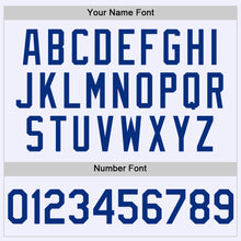 Загрузить изображение в средство просмотра галереи, Custom White Royal Mesh Authentic Throwback Baseball Jersey