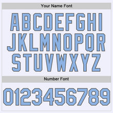 Charger l'image dans la galerie, Custom White Light Blue-Steel Gray Mesh Authentic Throwback Baseball Jersey