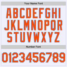 Загрузить изображение в средство просмотра галереи, Custom White Orange-Powder Blue Mesh Authentic Throwback Baseball Jersey