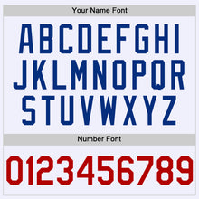 Загрузить изображение в средство просмотра галереи, Custom White Red-Royal Mesh Authentic Throwback Baseball Jersey