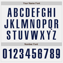 Загрузить изображение в средство просмотра галереи, Custom White Navy-Red Authentic Baseball Jersey