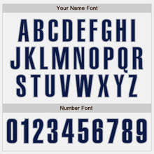 Загрузить изображение в средство просмотра галереи, Custom White Navy-Gray Authentic Baseball Jersey