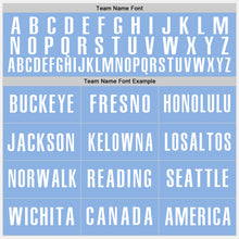 Charger l'image dans la galerie, Custom White Pink-Light Blue Authentic Baseball Jersey