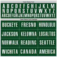 Load image into Gallery viewer, Custom White Green-Gold Authentic Baseball Jersey