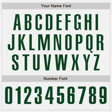 Загрузить изображение в средство просмотра галереи, Custom White Green-Medium Pink Authentic Baseball Jersey