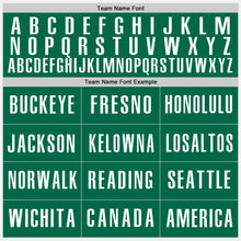 Charger l'image dans la galerie, Custom White Kelly Green-Old Gold Authentic Baseball Jersey