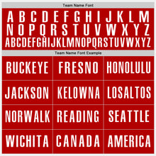 Laden Sie das Bild in den Galerie-Viewer, Custom White Red-Light Blue Authentic Baseball Jersey